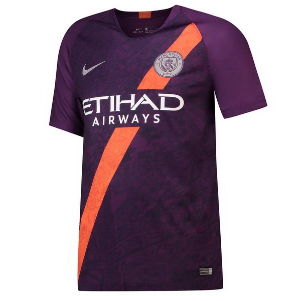 Camiseta Manchester City Replica Tercera Ropa 2018/19 Purpura